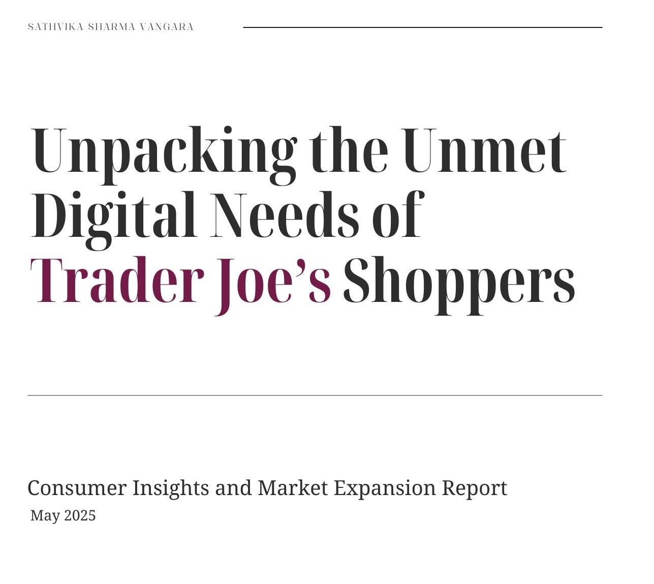 Trader Joes Report (1)
